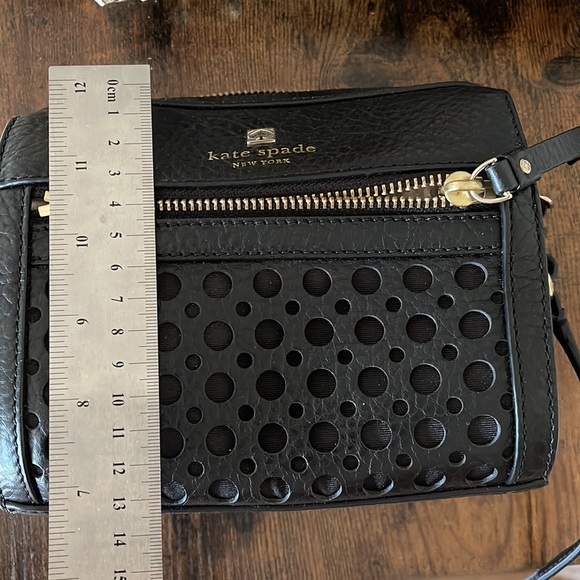 Cute small shoulder bag black leather Kate Spade Perfect condition - Picture 11 of 11